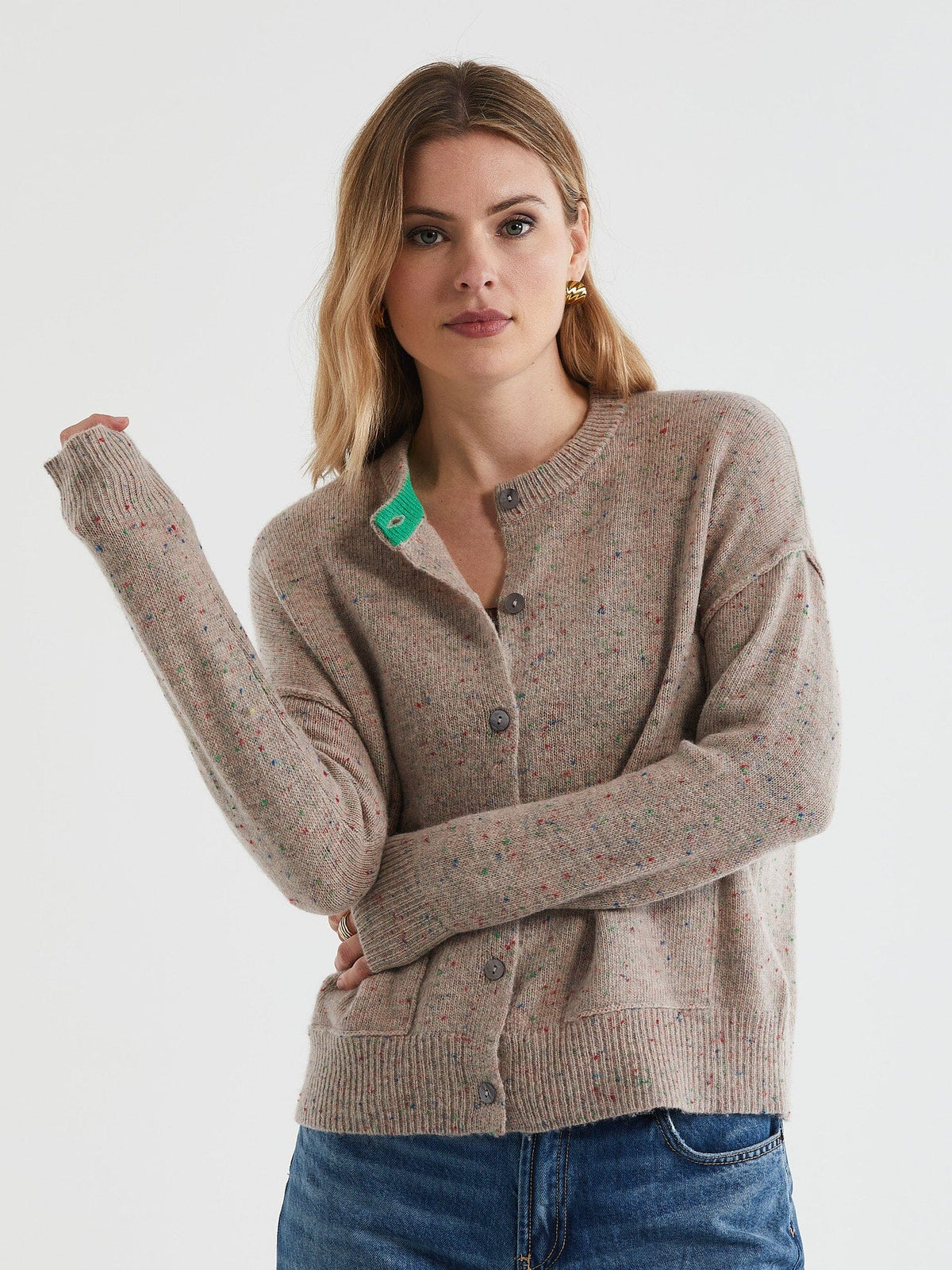 LD & Co Donegal Cardi - Oat CARDIGAN - Zabecca Living