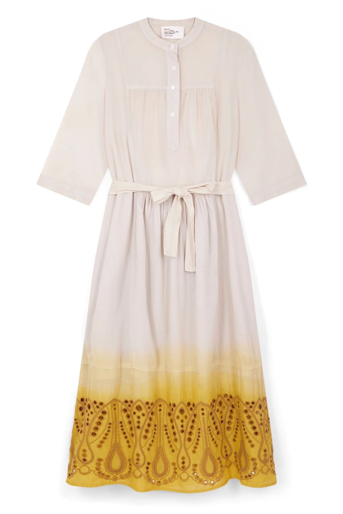 LEON &amp; HARPER Rimi T&amp;D Shirt Dress - Mustard Dress - Zabecca Living