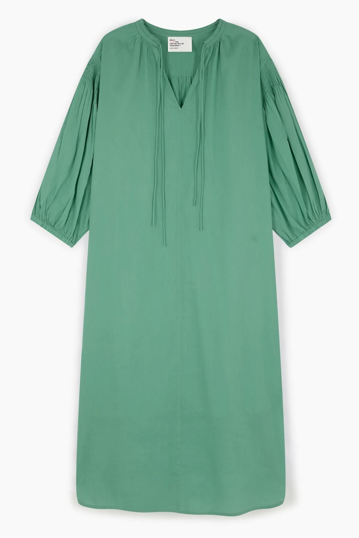 LEON &amp; HARPER Rire Plain Dress - Celadon Dress - Zabecca Living