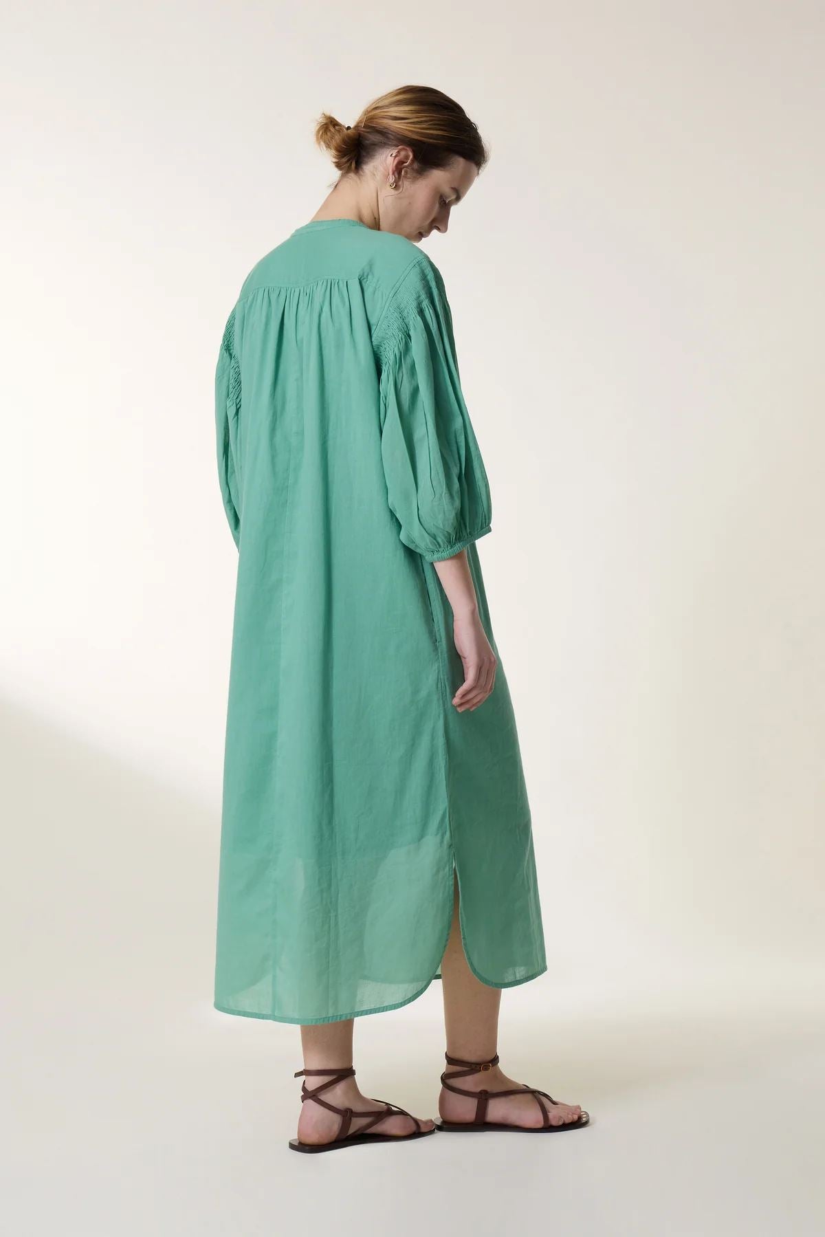 LEON &amp; HARPER Rire Plain Dress - Celadon Dress - Zabecca Living