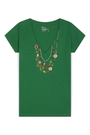 LEON & HARPER Tonton Spriing T-shirt - Green Tee - Zabecca Living