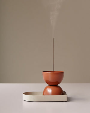 LIGHTLY Essence Burner - Burnt Sienna INCENSE - Zabecca Living