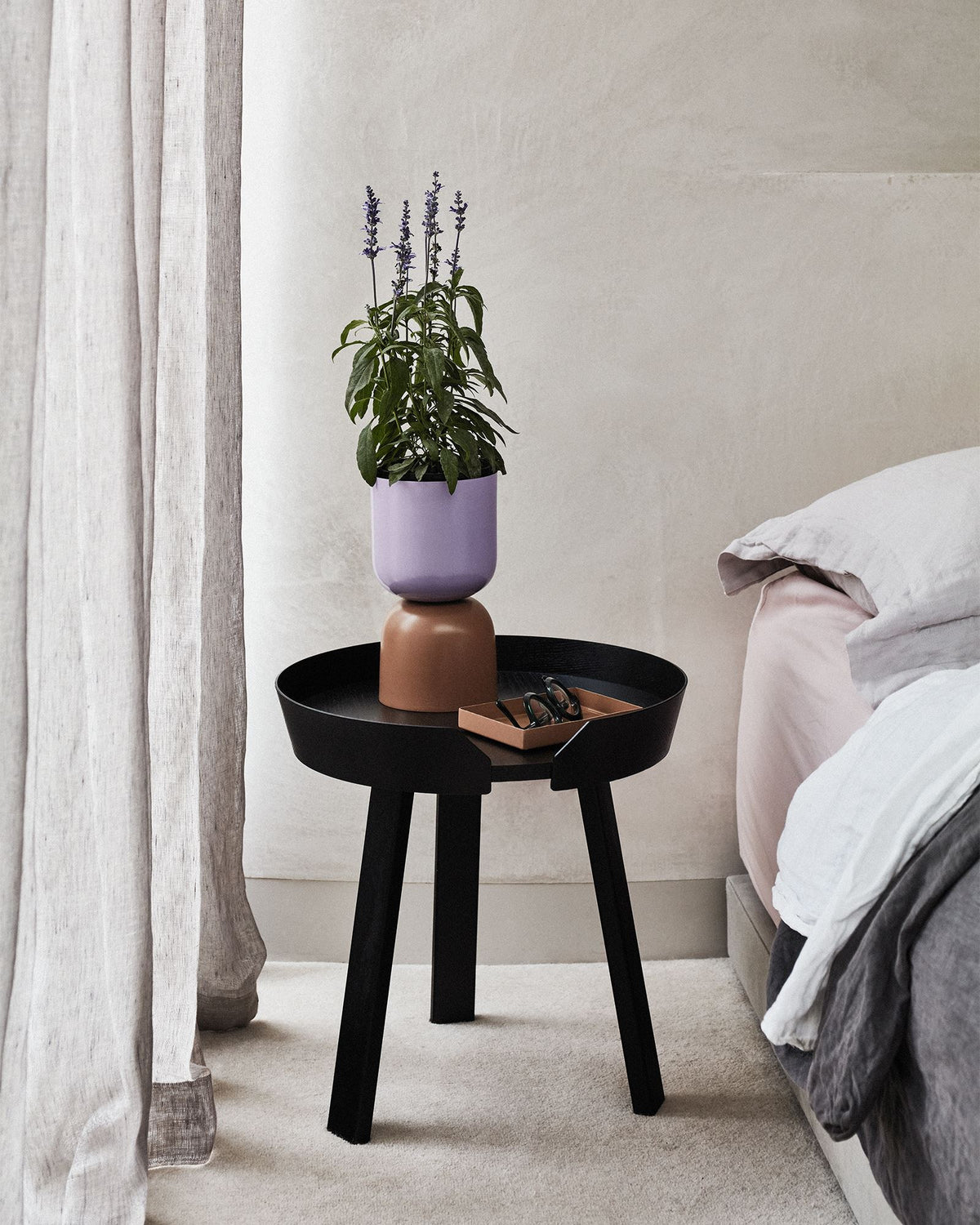 LIGHTLY Two Tone Planter - Lilac &amp; Sorrel Planter - Zabecca Living