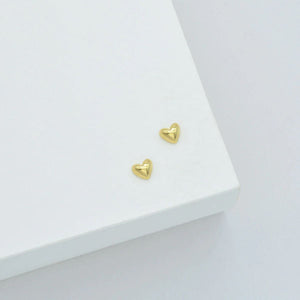 LINDA TAHIJA Amore Stud Earrings - Gold Plated Earrings - Zabecca Living