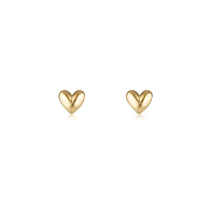 LINDA TAHIJA Amore Stud Earrings - Gold Plated Earrings - Zabecca Living