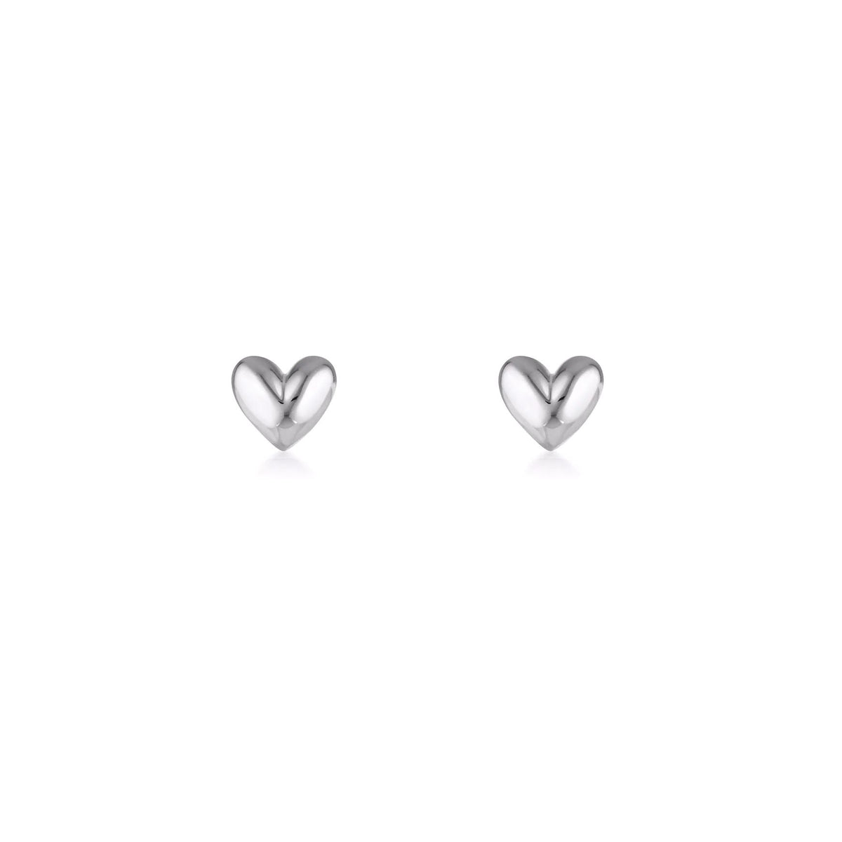 LINDA TAHIJA Amore Stud Earrings - Stirling Silver Earrings - Zabecca Living