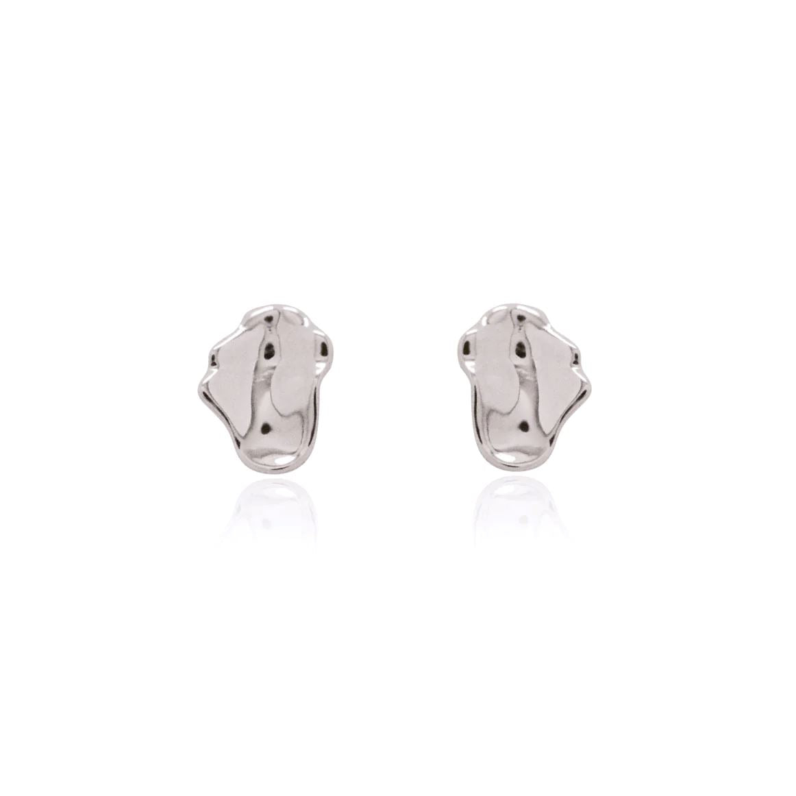 LINDA TAHIJA Morph Stud Earrings - Stirling Silver Earrings - Zabecca Living