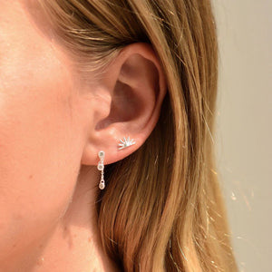 LINDA TAHIJA Sunrise Stud Earrings - Stirling Silver Earrings - Zabecca Living