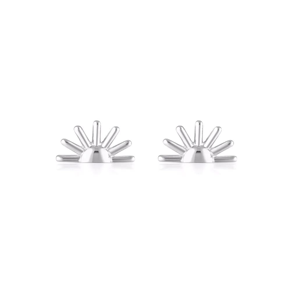 LINDA TAHIJA Sunrise Stud Earrings - Stirling Silver Earrings - Zabecca Living