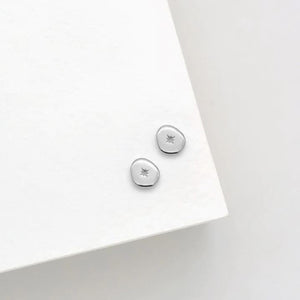 LINDA TAHIJA Vega Stud Earrings - Stirling Silver Earrings - Zabecca Living