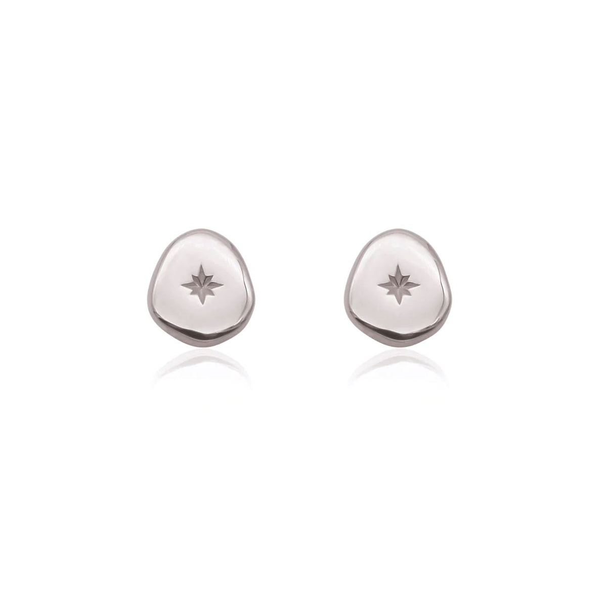 LINDA TAHIJA Vega Stud Earrings - Stirling Silver Earrings - Zabecca Living