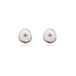 LINDA TAHIJA Vega Stud Earrings - Stirling Silver Earrings - Zabecca Living