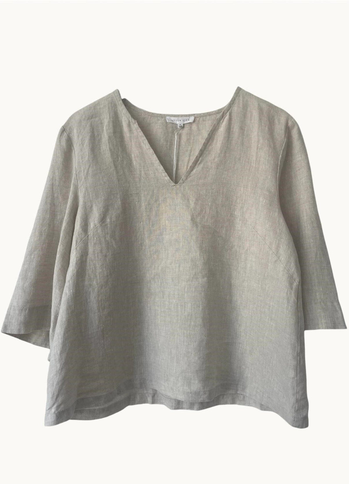 LITTLE LIES Andrea Top - Natural Shirts &amp; Blouses - Zabecca Living