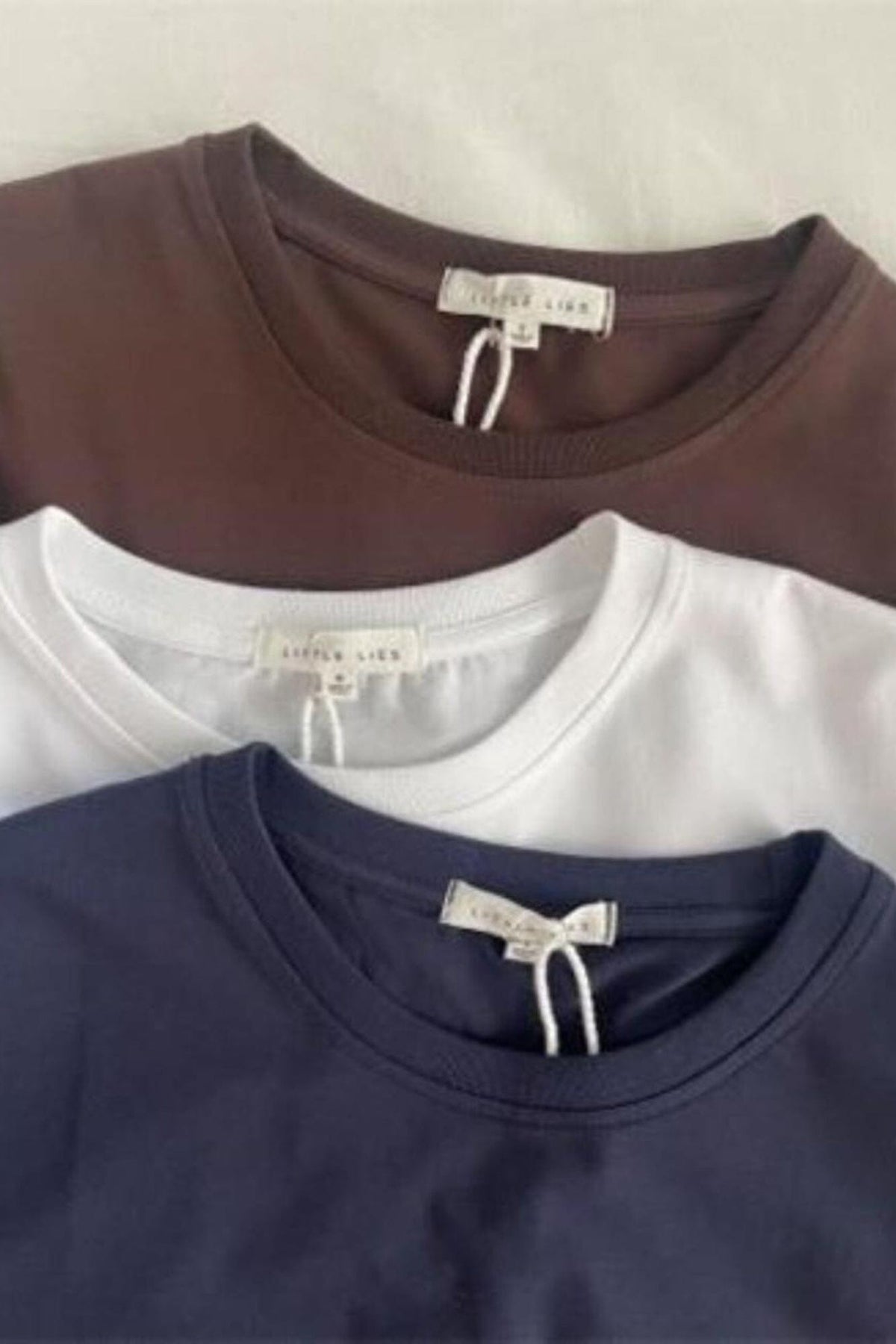 LITTLE LIES Athena Long Sleeve - Chocolate Long Sleeve Tee - Zabecca Living