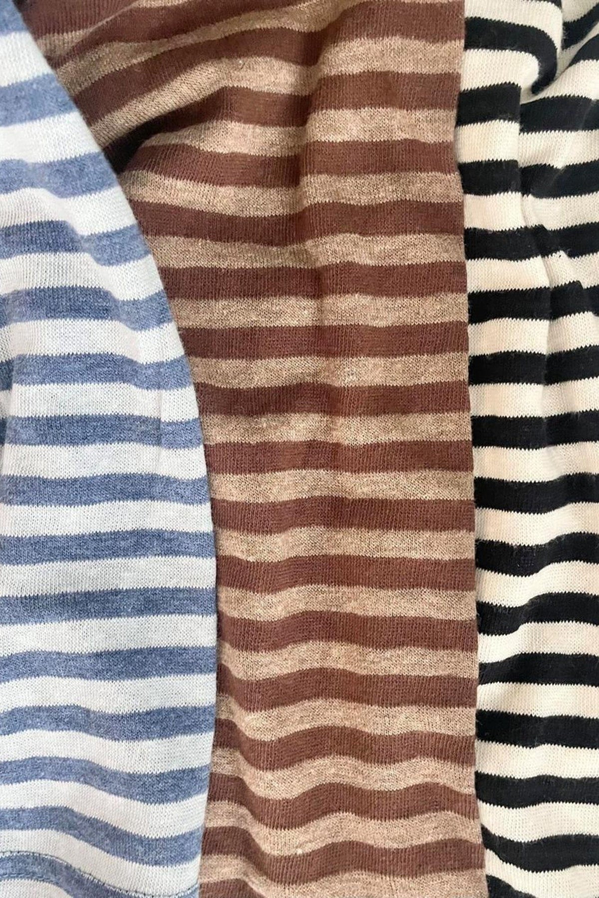 LITTLE LIES Athena Stripe Long Sleeve - Black/White Long Sleeve Tee - Zabecca Living