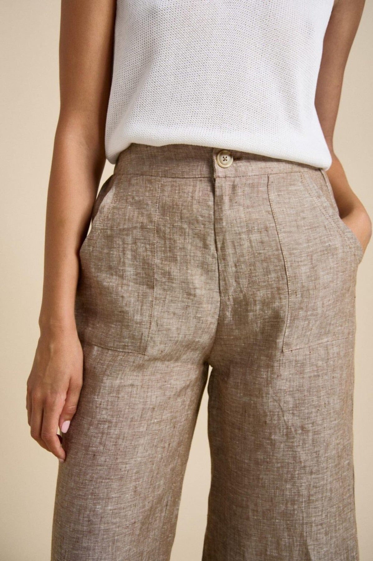 LITTLE LIES Bondi Pants - Chocolate PANTS - Zabecca Living