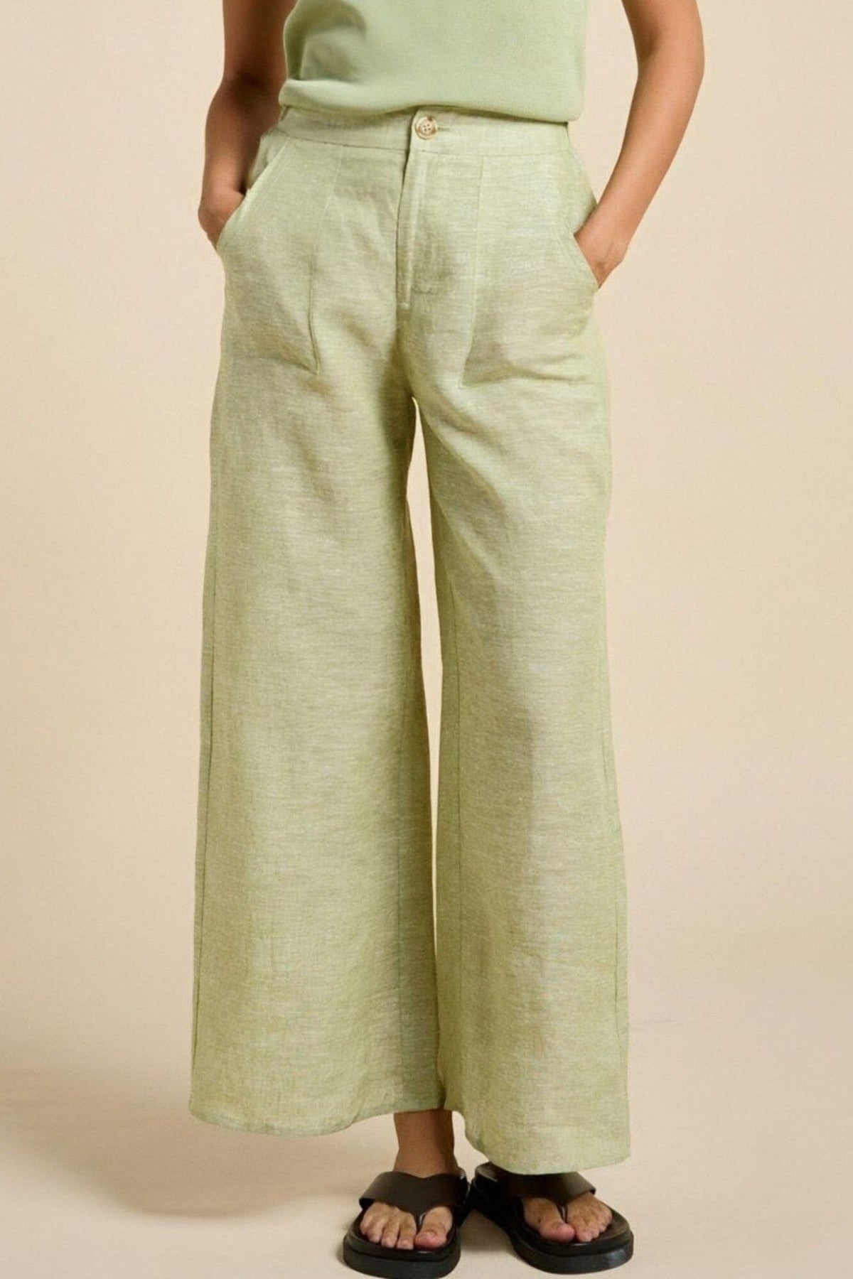 LITTLE LIES Bondi Pants - Green PANTS - Zabecca Living