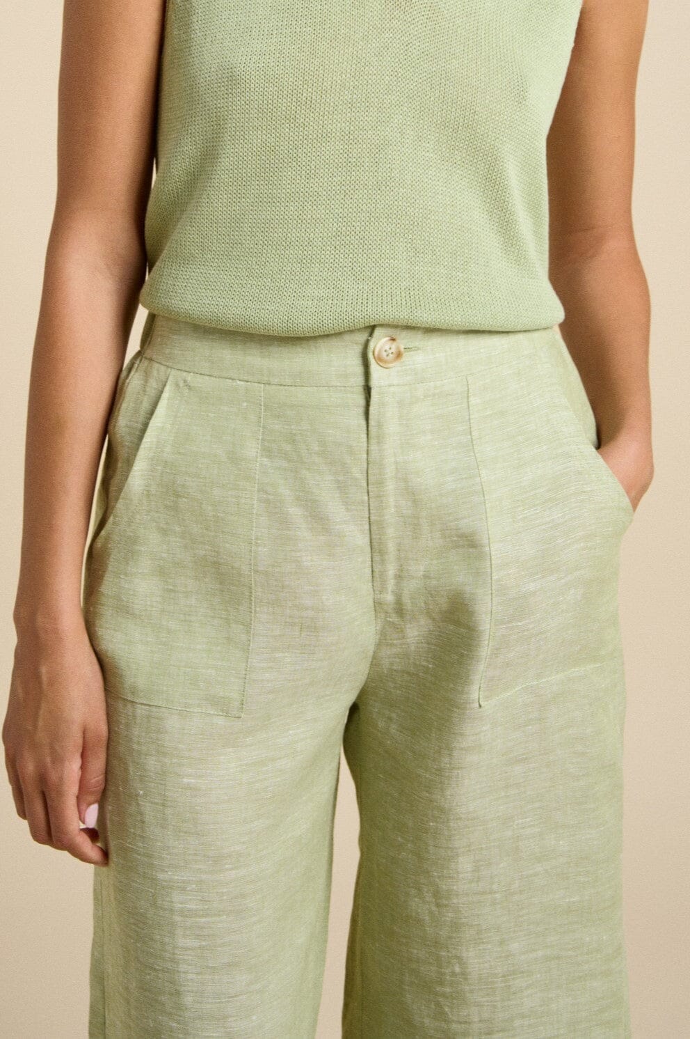 LITTLE LIES Bondi Pants - Green PANTS - Zabecca Living