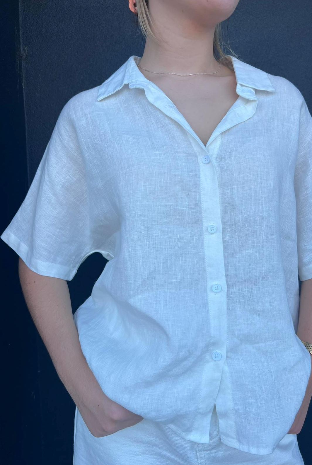 LITTLE LIES Bronte Shirt - White Shirts &amp; Blouses - Zabecca Living