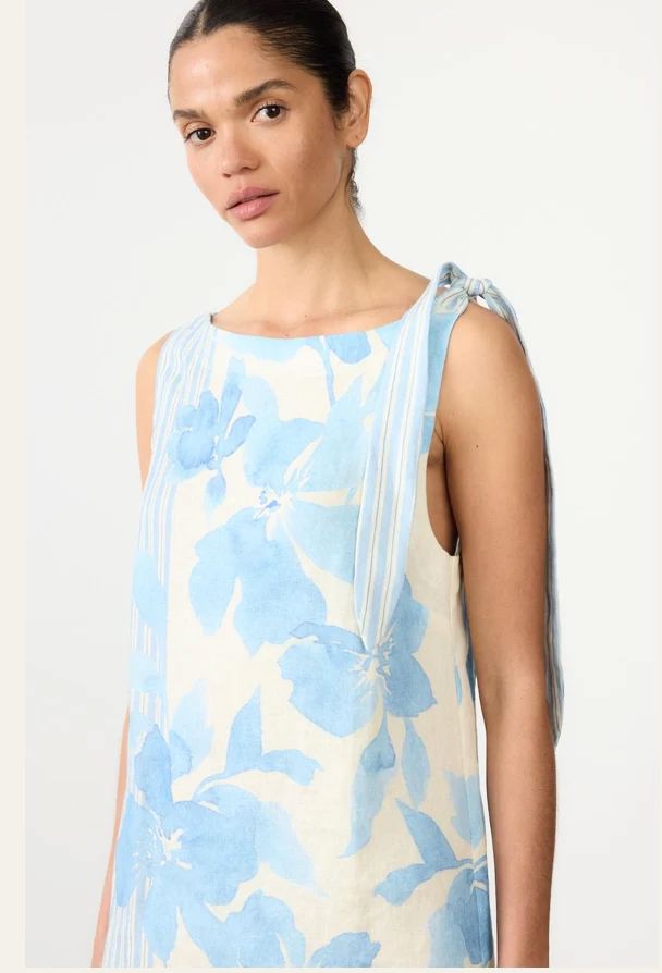 LITTLE LIES Delphine Linen Dress Dress - Zabecca Living