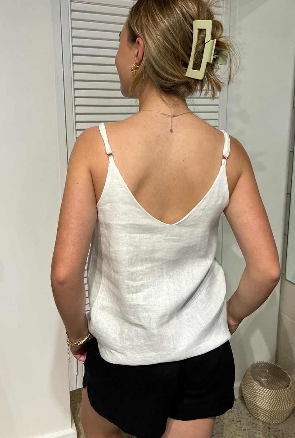 LITTLE LIES Evie Cami - White Shirts &amp; Blouses - Zabecca Living