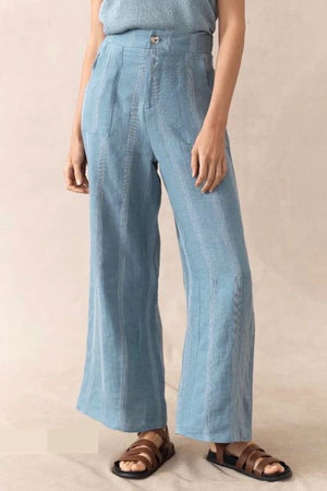 LITTLE LIES Jude Pant - Blue Stripe PANTS - Zabecca Living