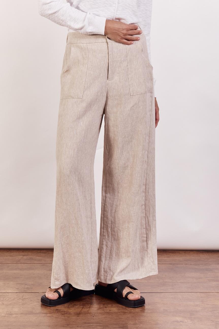 LITTLE LIES Jude Pant - Natural PANTS - Zabecca Living