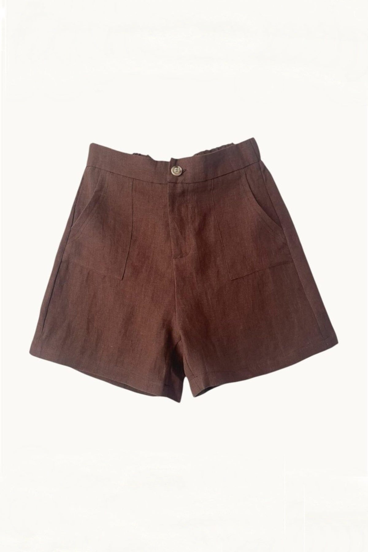 LITTLE LIES Jude Shorts - Chocolate SHORTS - Zabecca Living