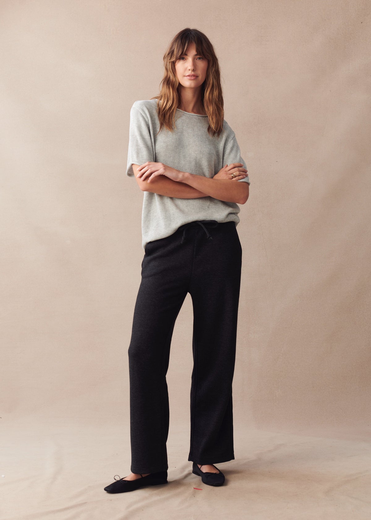 LITTLE LIES Lorna Pants - Charcoal PANTS - Zabecca Living