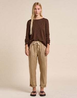 LITTLE LIES Luxe Pants - Camel PANTS - Zabecca Living