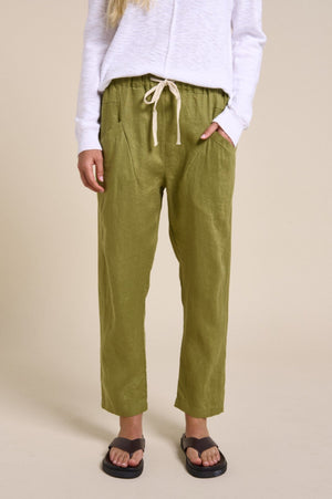 LITTLE LIES Luxe Pants - Olive PANTS - Zabecca Living