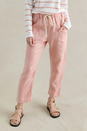 LITTLE LIES Luxe Pants - Peach PANTS - Zabecca Living