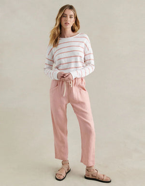 LITTLE LIES Luxe Pants - Peach PANTS - Zabecca Living