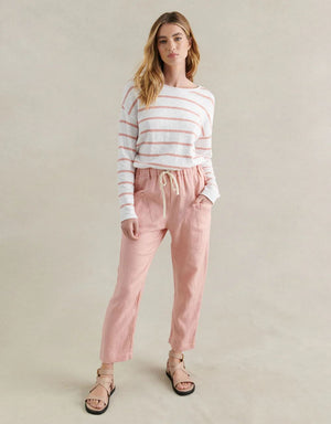 LITTLE LIES Luxe Pants - Peach PANTS - Zabecca Living