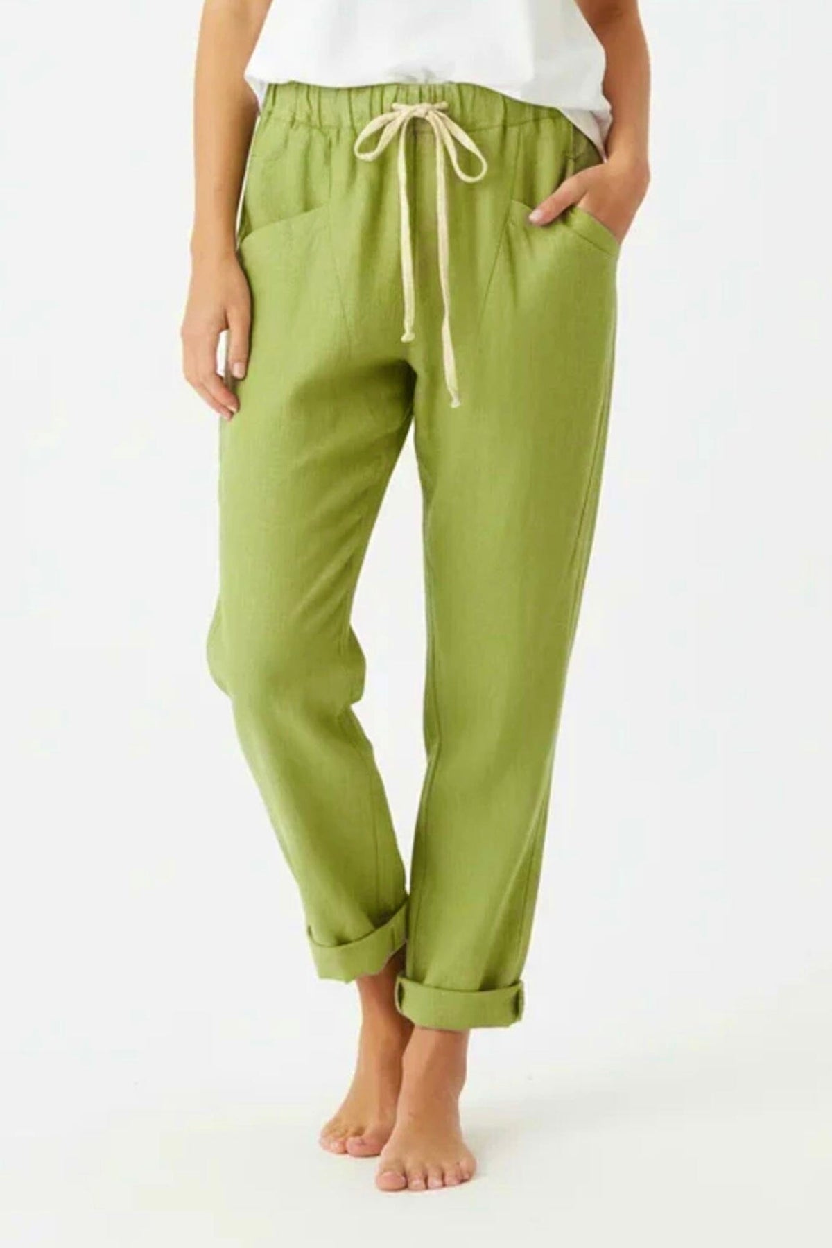 LITTLE LIES Luxe Pants - Sage PANTS - Zabecca Living