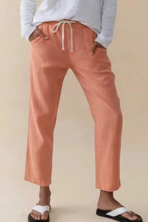 LITTLE LIES Luxe Pants - Salmon PANTS - Zabecca Living