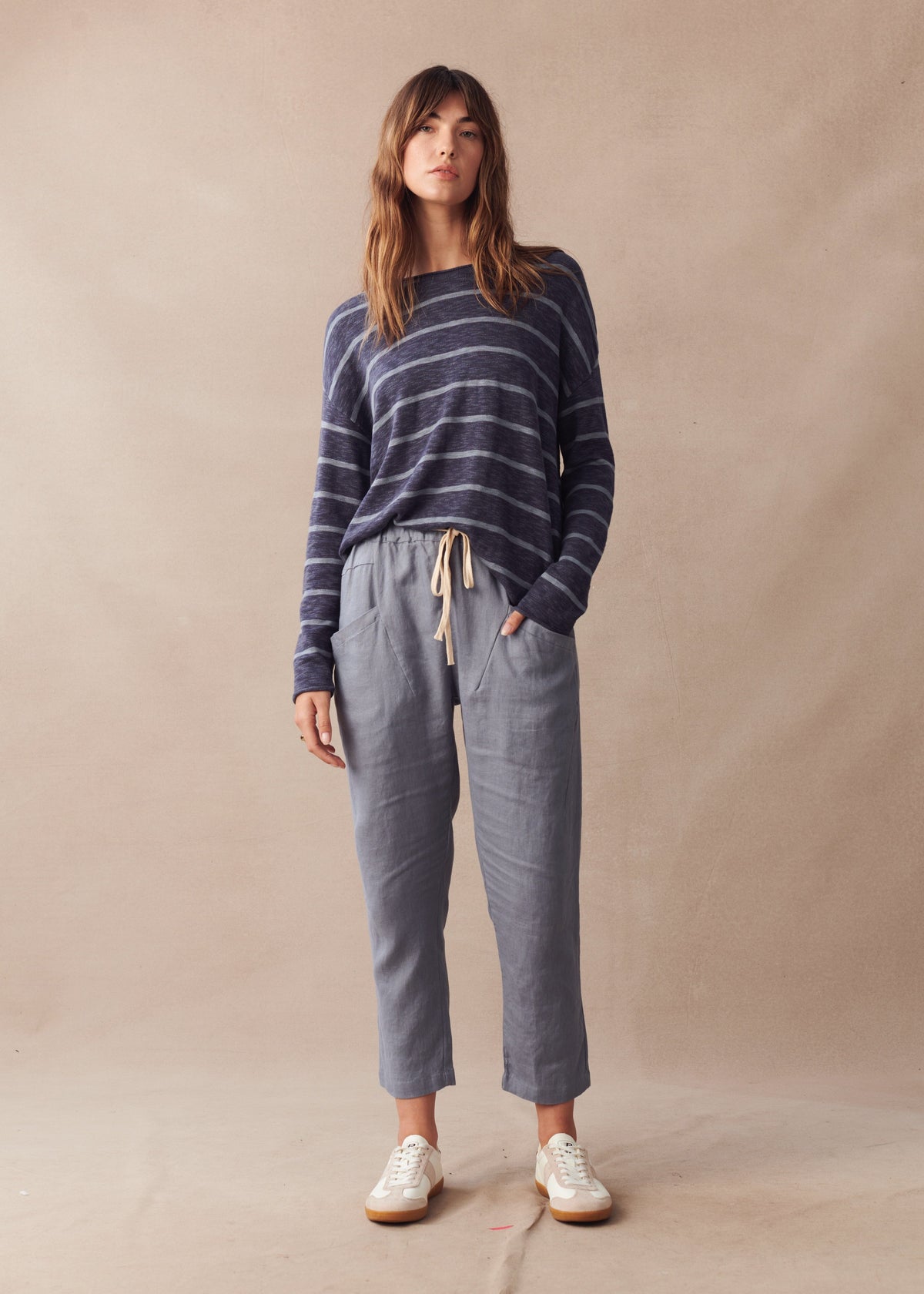 LITTLE LIES Luxe Pants - Steel Blue PANTS - Zabecca Living
