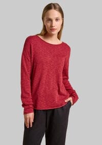 LITTLE LIES Nellie Top - Cherry Jumpers + Knitwear - Zabecca Living
