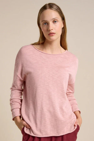 LITTLE LIES Nellie Top - Soft Pink Jumpers + Knitwear - Zabecca Living