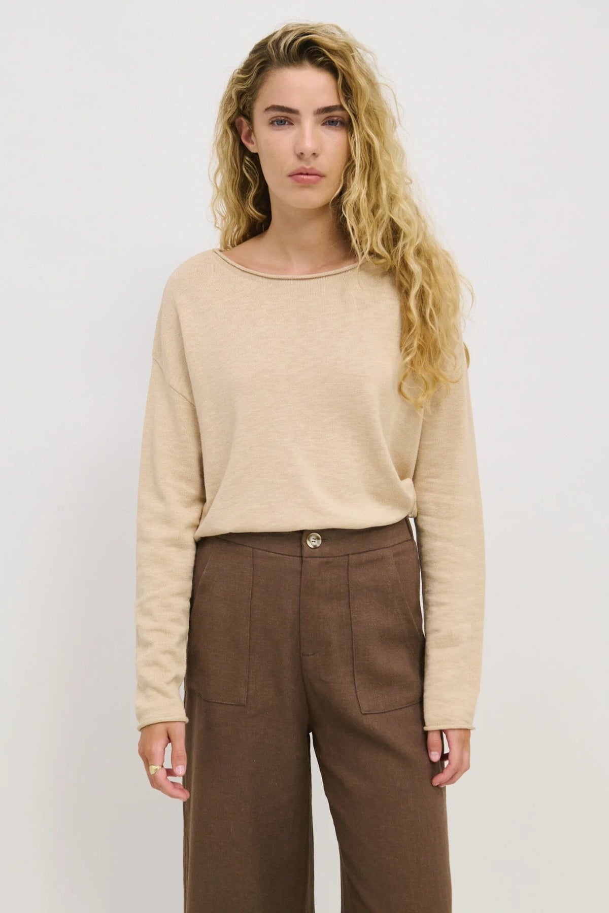 LITTLE LIES Osaka Pants - Chocolate PANTS - Zabecca Living