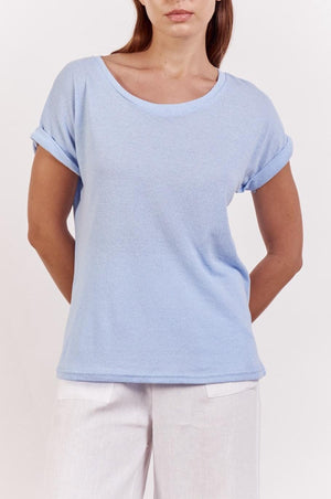 LITTLE LIES Otto Tee - Blue Tee - Zabecca Living