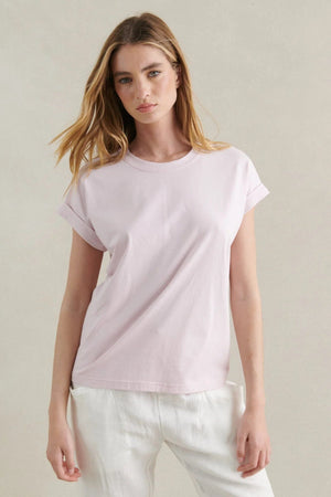 LITTLE LIES Rhodes Tee - Soft Pink Tee - Zabecca Living