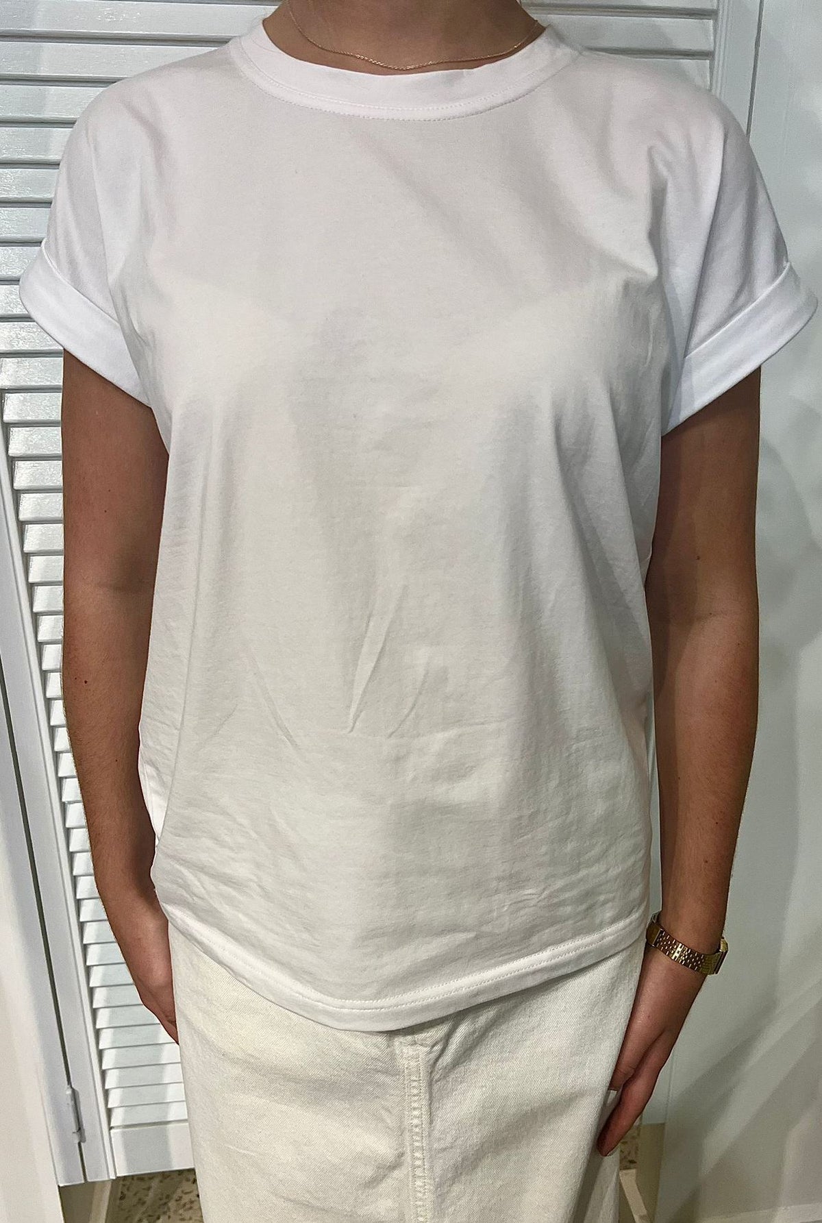 LITTLE LIES Rhodes Tee - White Tee - Zabecca Living