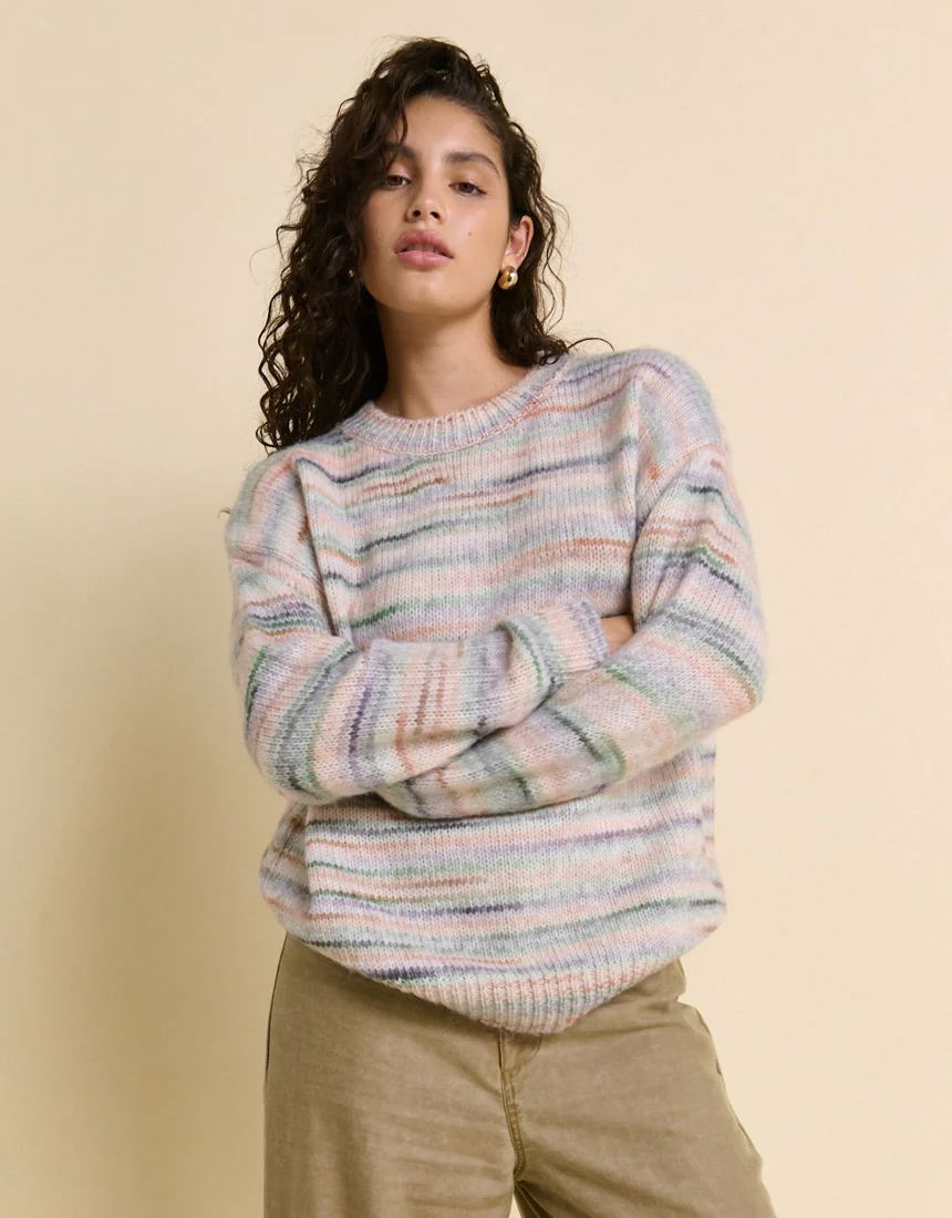 LITTLE LIES Rita Rainbow Sweater Jumpers + Knitwear - Zabecca Living