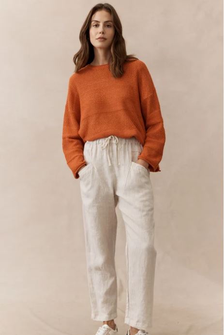 LITTLE LIES Rowie Jumper - Burnt Orange General - Zabecca Living