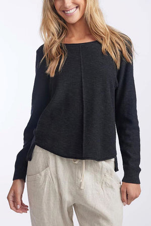 LITTLE LIES Sacha Top - Black Jumpers + Knitwear - Zabecca Living