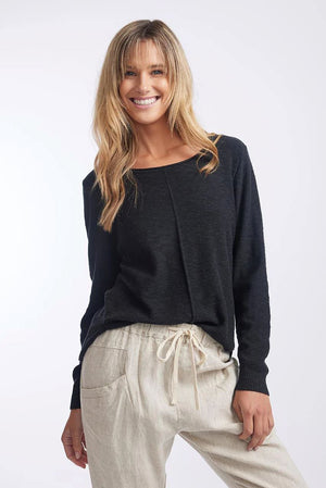 LITTLE LIES Sacha Top - Black Jumpers + Knitwear - Zabecca Living