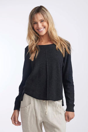 LITTLE LIES Sacha Top - Black Jumpers + Knitwear - Zabecca Living