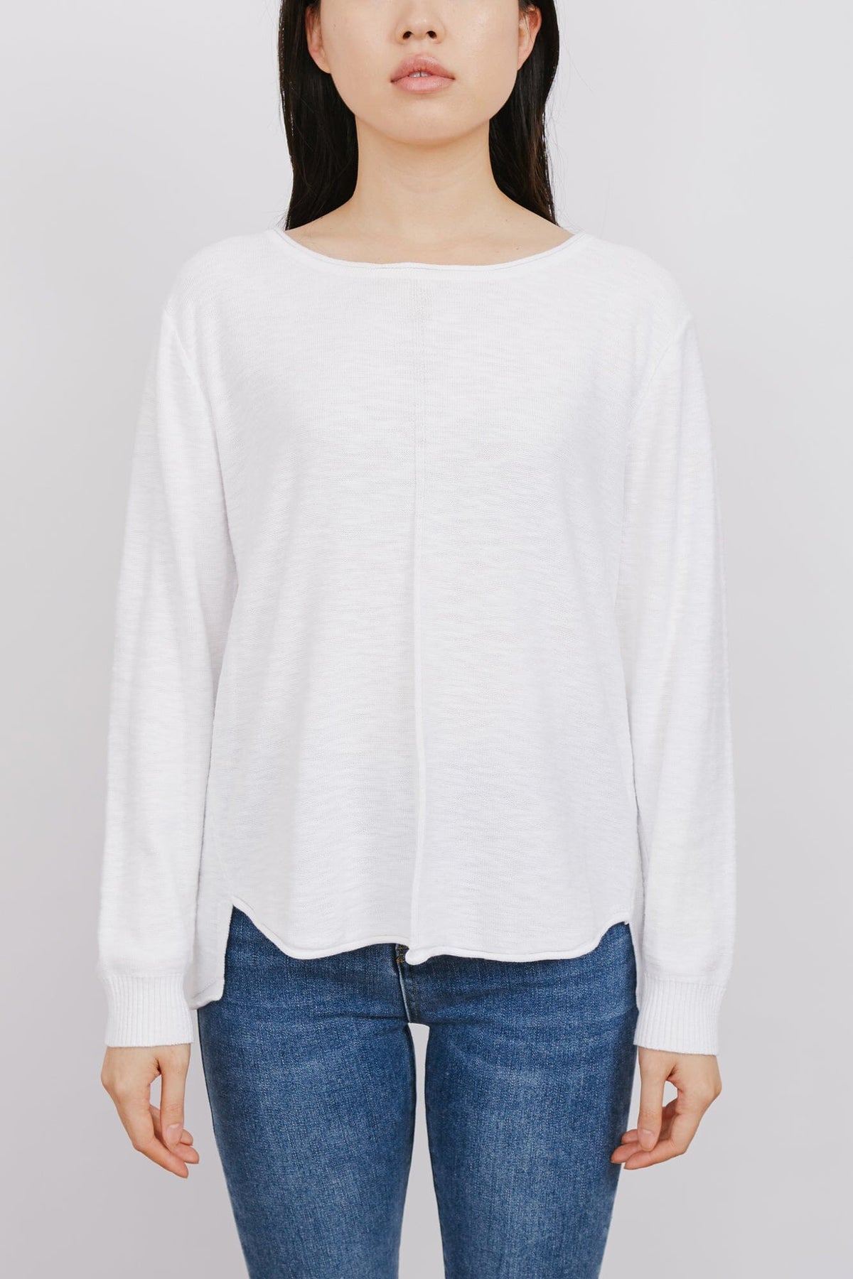 LITTLE LIES Sacha Top - White Jumpers + Knitwear - Zabecca Living