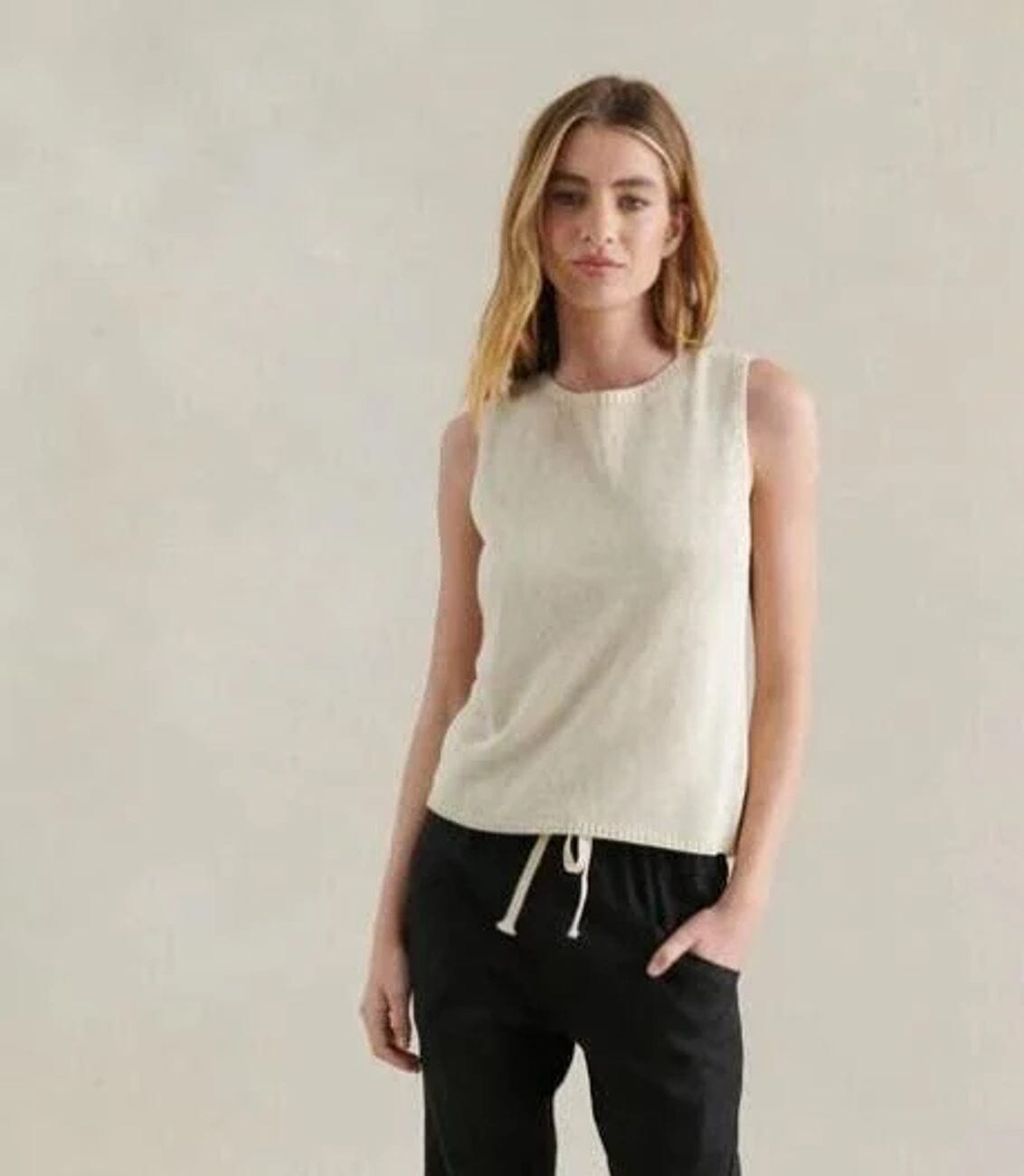 LITTLE LIES Spring Tank - Natural Tank - Zabecca Living